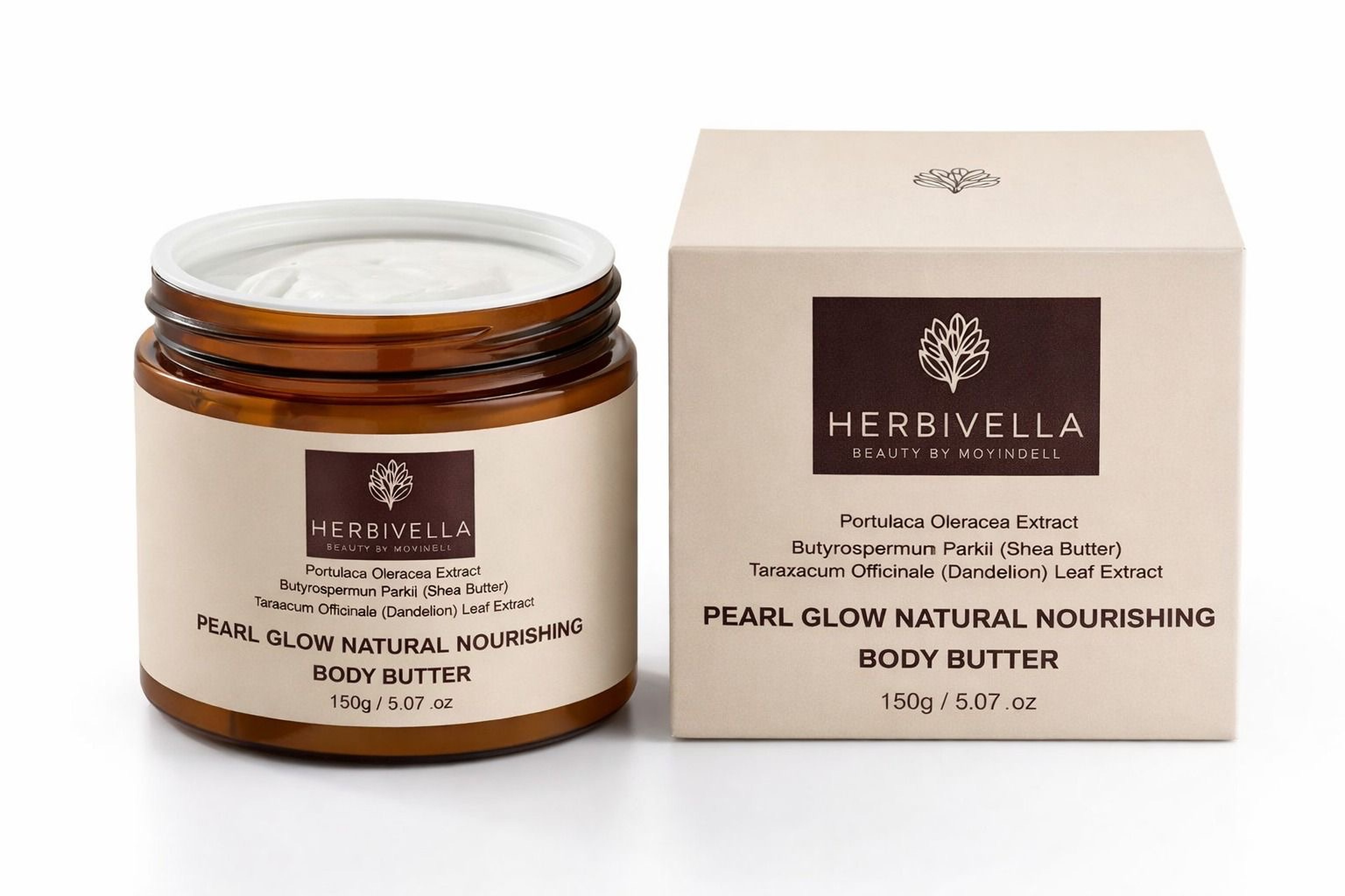 Pearl Glow body butter — sustainable packaging